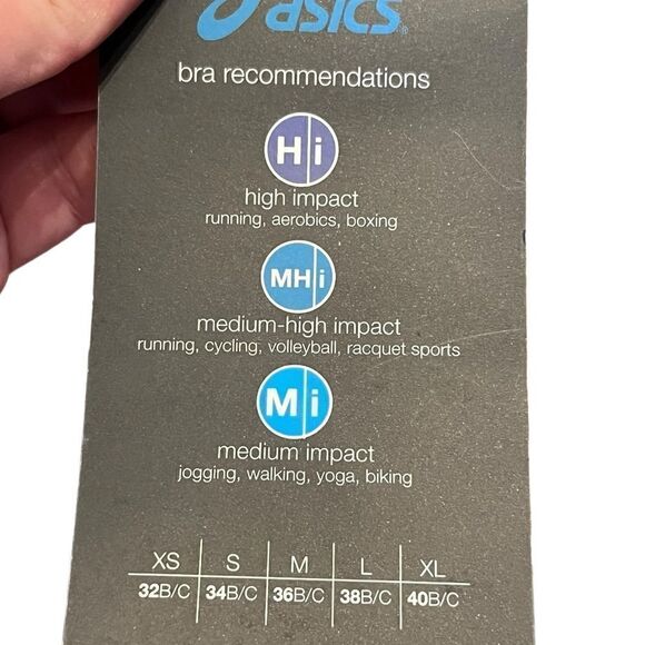 ASICS Women’s Adjust Bra, Medium-High Impact, Size XS, NWT - Picture 7 of 7